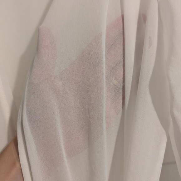 Custom Chiffon Bridal Robe - Picture 7 of 10